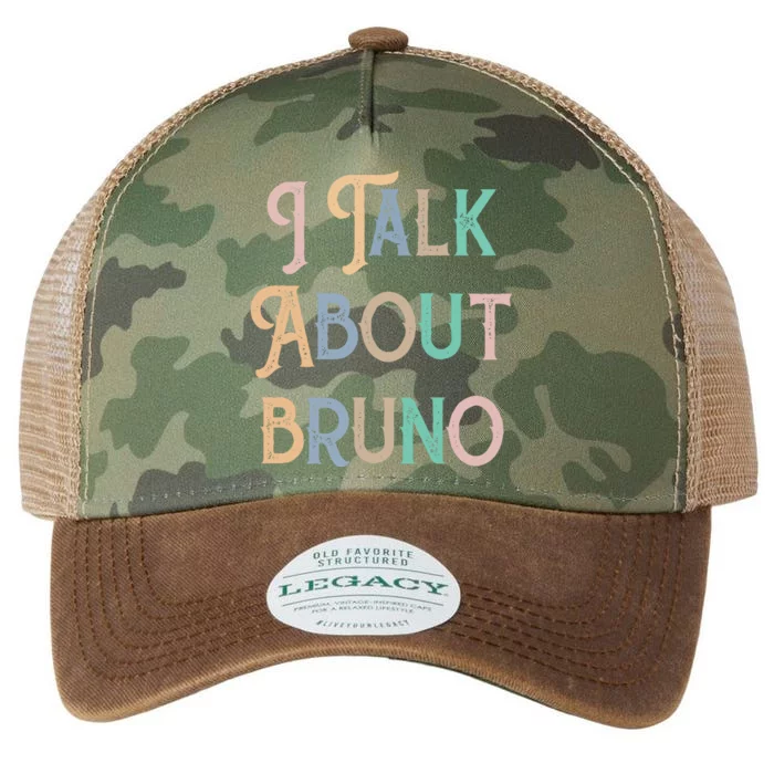 I Talk About Bruno Colorful Legacy Tie Dye Trucker Hat