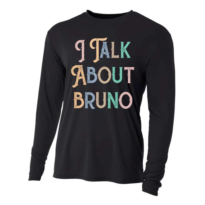 I Talk About Bruno Colorful Cooling Performance Long Sleeve Crew