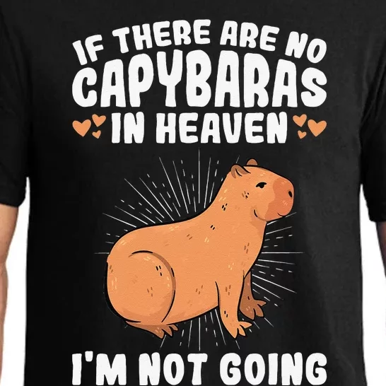 if there are no capybaras capybara  Rodent Lover Pajama Set