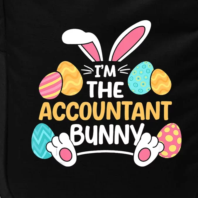 Im The Accountant Bunny CPA Easter Accounting Impact Tech Backpack