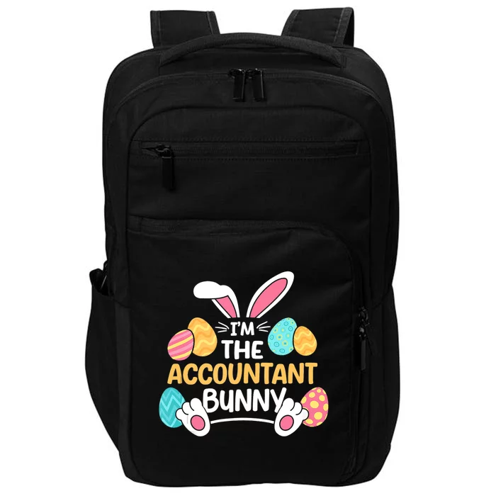 Im The Accountant Bunny CPA Easter Accounting Impact Tech Backpack