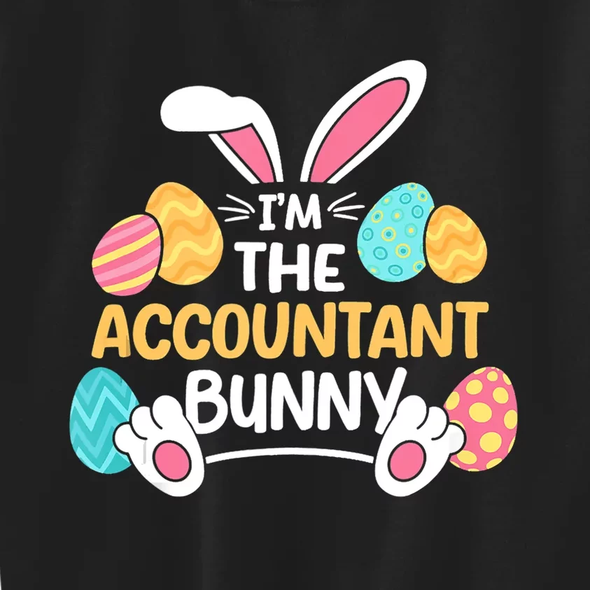 Im The Accountant Bunny CPA Easter Accounting Kids Sweatshirt