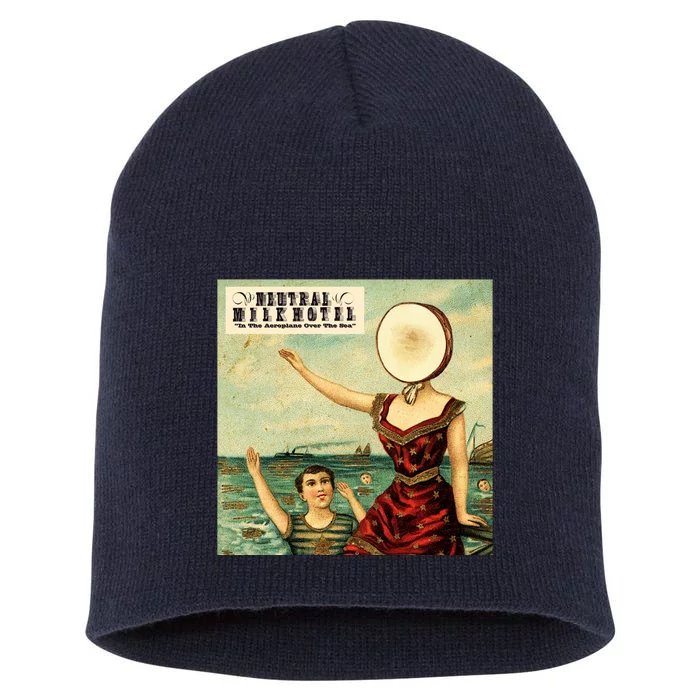 In The Aeroplane Over The Sea Neutral Milk Hotel Short Acrylic Beanie