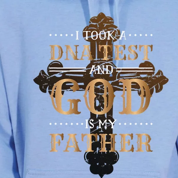 I Took A Dna Test And God Is My Father Christianity Quote Unisex Surf Hoodie