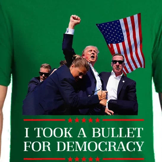 I Took A Bullet For Democracy Expresident Saying Election Pajama Set