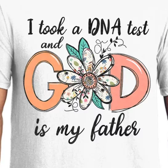 I Took A Dna Test And God Is My Father Pajama Set