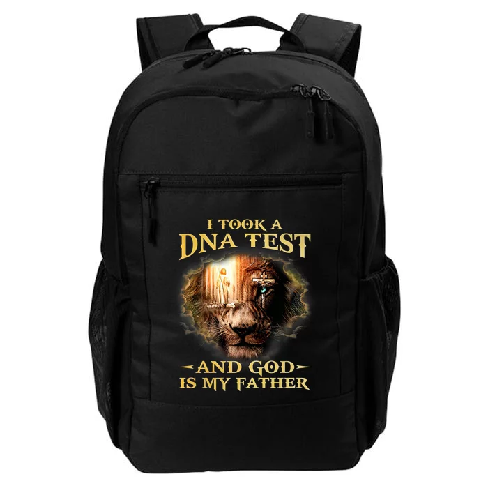 I Took A Dna Test And God Is My Father Lion Jesus Daily Commute Backpack