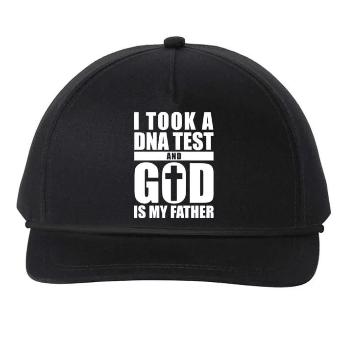 I Took A Dna Test And God Is My Father Christianity Snapback Five-Panel Rope Hat