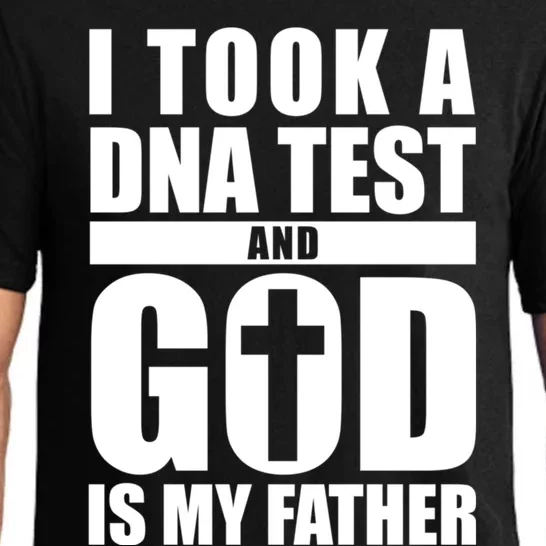 I Took A Dna Test And God Is My Father Christianity Pajama Set