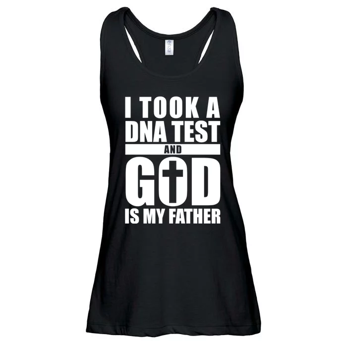 I Took A Dna Test And God Is My Father Christianity Ladies Essential Flowy Tank