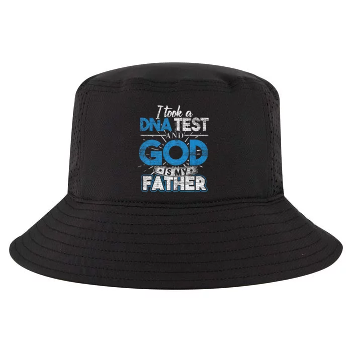 I Took A Dna Test And God Is My Father Cool Comfort Performance Bucket Hat