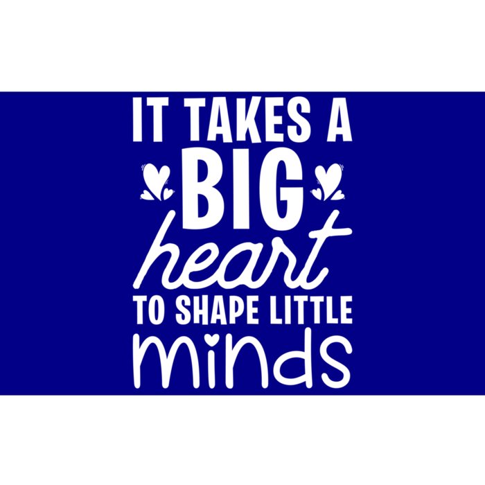 It Takes A Big Heart To Shape Little Minds Teacher Valentine Gift Bumper Sticker