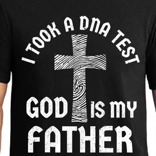 I Took A Dna Test And God Is My Father Jesus Christian Pajama Set