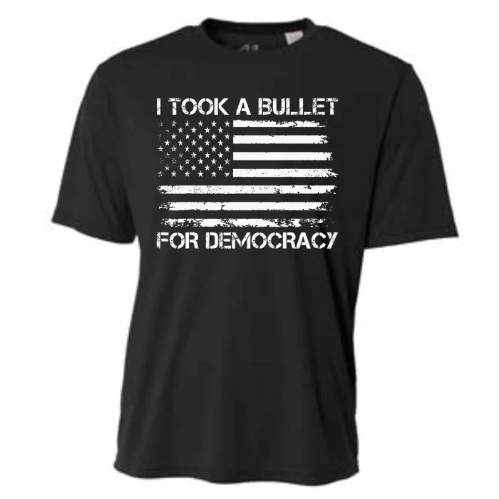 I Took A Bullet For Democracy Cooling Performance Crew T-Shirt