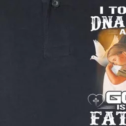 I Took A Dna Test And God Is My Father Softstyle Adult Sport Polo