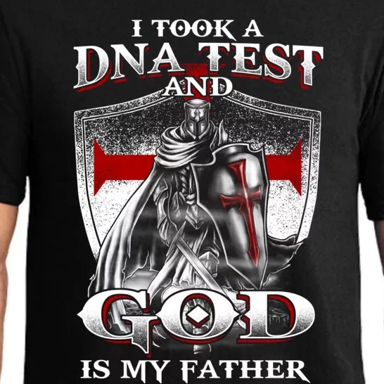 I Took A Dna Test And God Is My Father Christian Templar Pajama Set