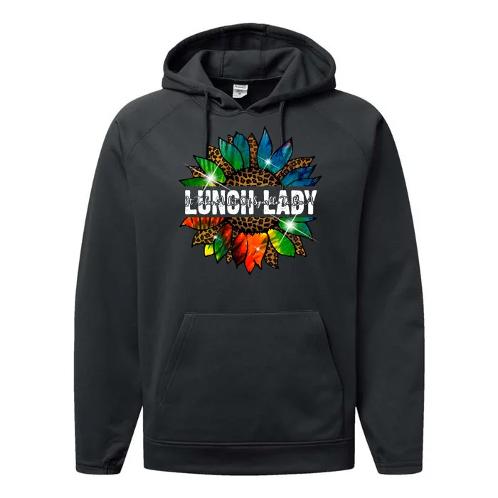 It Takes A Lot Of Sparkle To Be A Lunch Lady Performance Fleece Hoodie