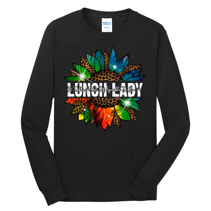 It Takes A Lot Of Sparkle To Be A Lunch Lady Tall Long Sleeve T-Shirt