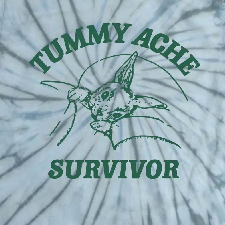 Ibs Tummy Ache Survivor Rabbit Coomstress Tie-Dye T-Shirt