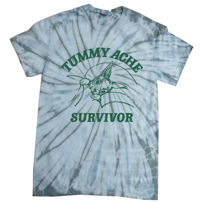 Ibs Tummy Ache Survivor Rabbit Coomstress Tie-Dye T-Shirt