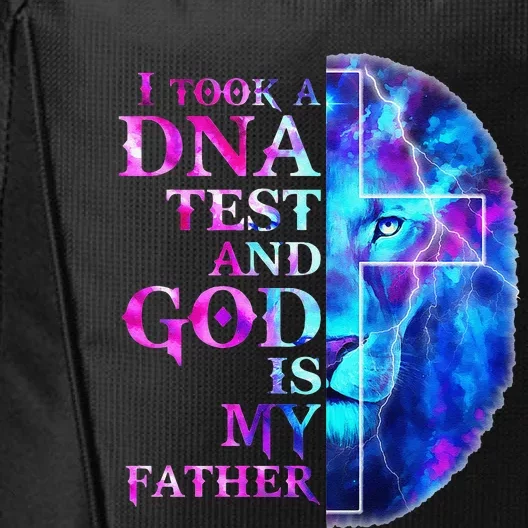 I Took A DNA Test And God Is My Father Jesus Christian Premium City Backpack