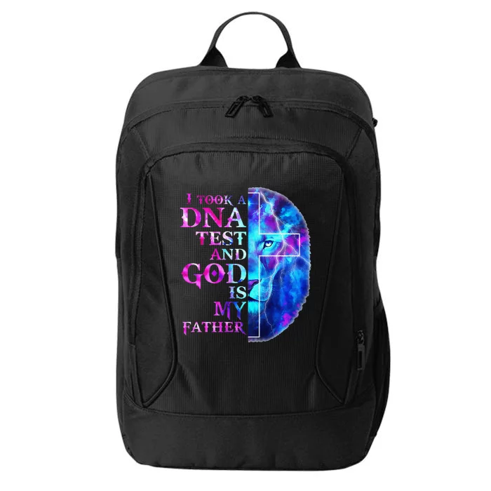 I Took A DNA Test And God Is My Father Jesus Christian Premium City Backpack