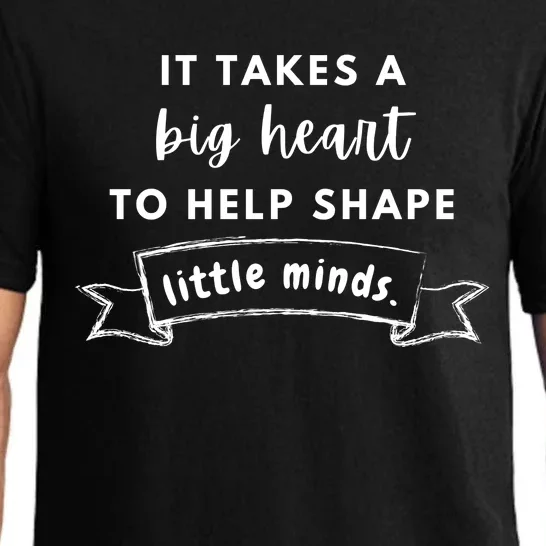 It Takes A Big Heart To Help Shape Little Minds Cute Teacher Gift Pajama Set