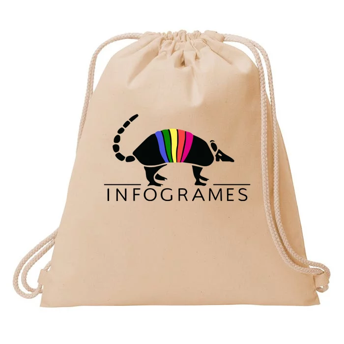 Infogrames Throwback Armadillo Drawstring Bag