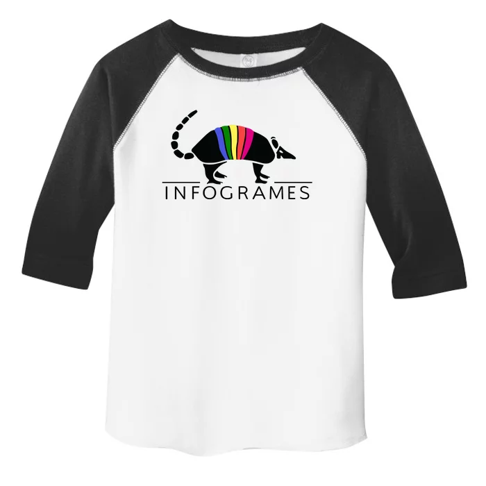 Infogrames Throwback Armadillo Toddler Fine Jersey T-Shirt