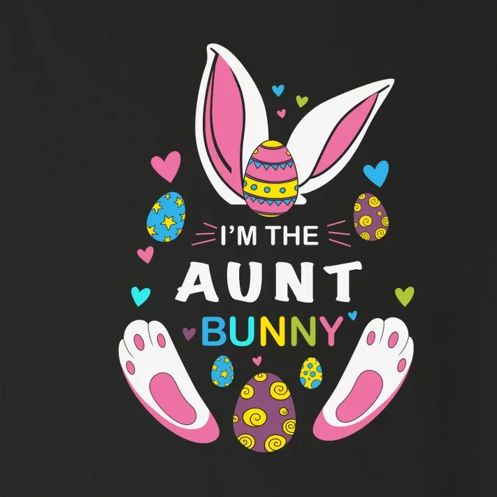 I’m The Aunt Bunny Matching Family Easter Day Gift Toddler Long Sleeve Shirt