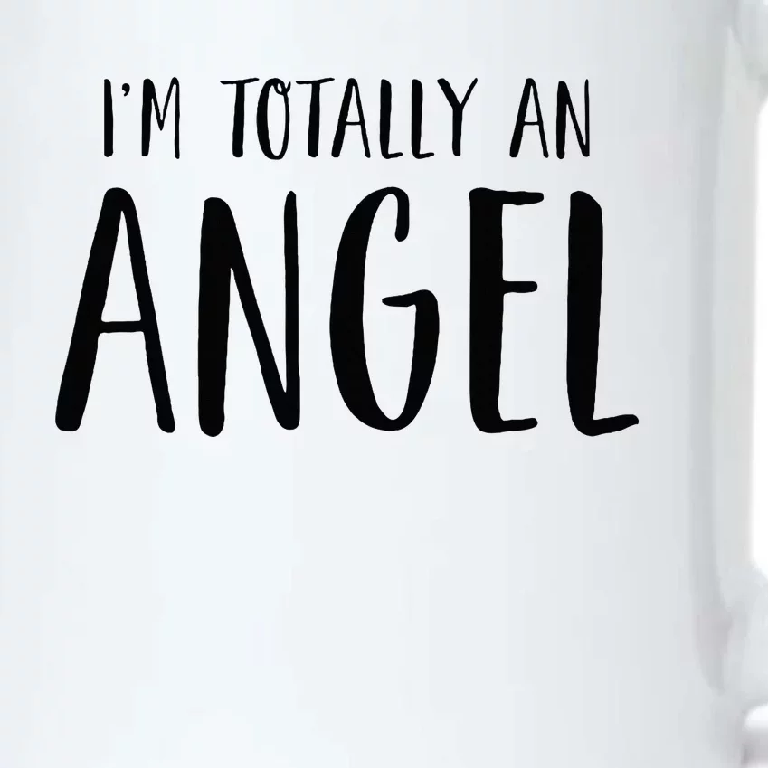 IM Totally An Angel Funny Halloween Christmas Gifts Black Color Changing Mug