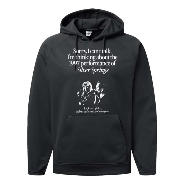 IM Thinking About The 1997 Performance Of Silver Spring Performance Fleece Hoodie