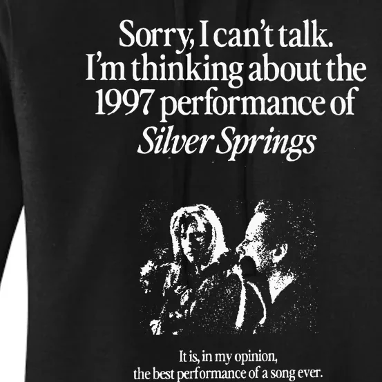 IM Thinking About The 1997 Performance Of Silver Spring Women's Pullover Hoodie