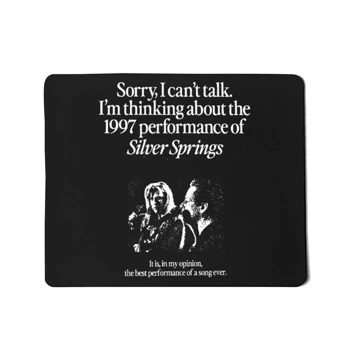 IM Thinking About The 1997 Performance Of Silver Spring Mousepad