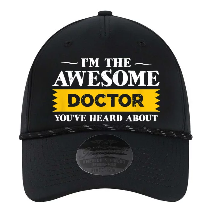 I'm The Awesome Doctor You've Heard About Physicians Performance The Dyno Cap