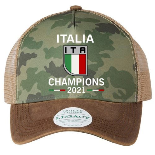 Italia 2021 Champions Italy Futbol Soccer Legacy Tie Dye Trucker Hat