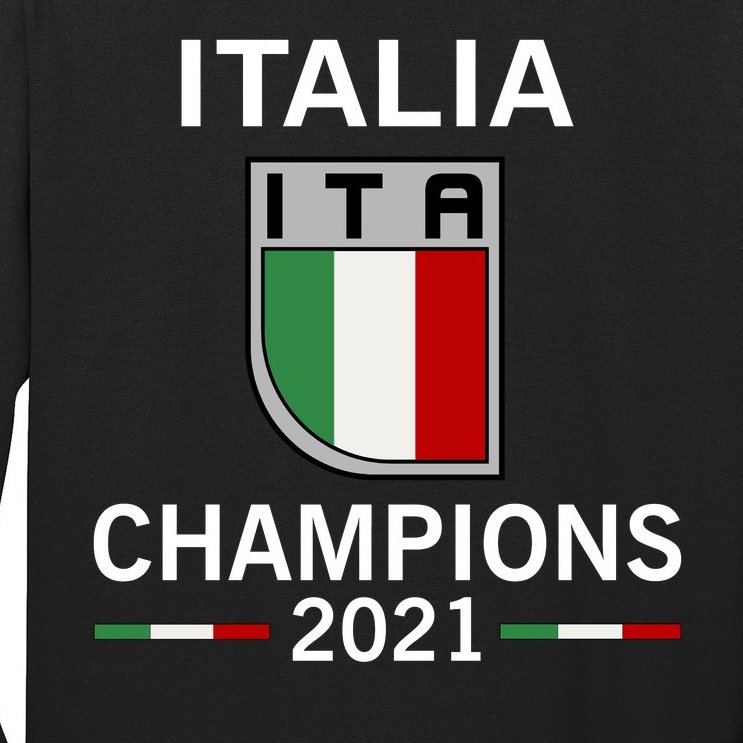 Italia 2021 Champions Italy Futbol Soccer Long Sleeve Shirt
