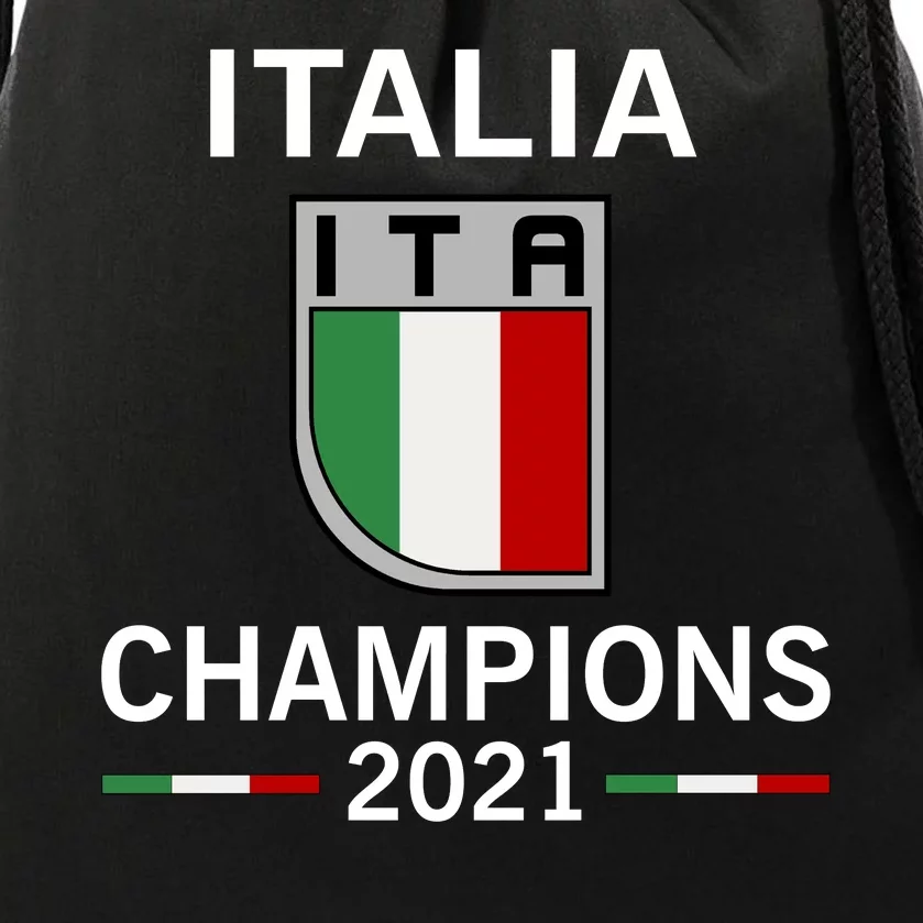 Italia 2021 Champions Italy Futbol Soccer Drawstring Bag