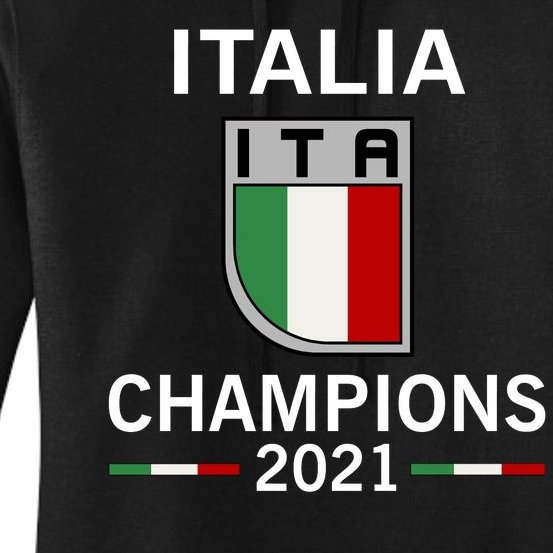 Italia 2021 Champions Italy Futbol Soccer Women's Pullover Hoodie