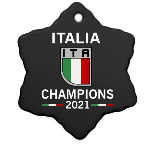 Italia 2021 Champions Italy Futbol Soccer Christmas Ornament