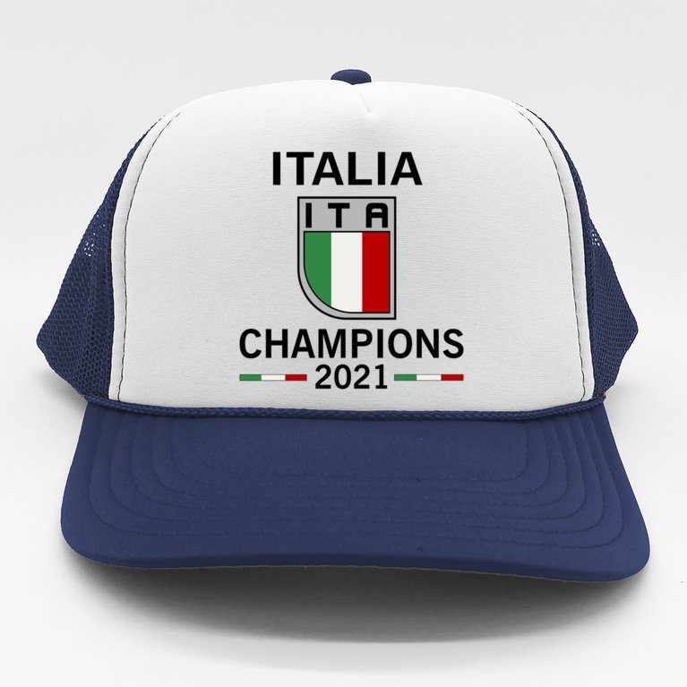 Italia 2021 Champions Italy Futbol Soccer Trucker Hat