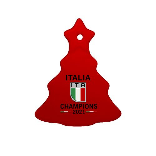 Italia 2021 Champions Italy Futbol Soccer Tree Ornament
