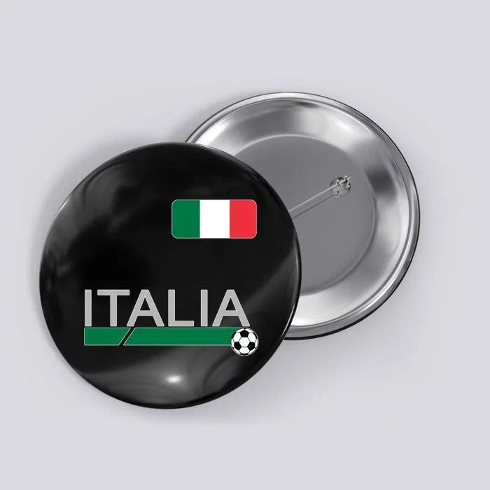 Italia Azzurri Supporter Italian Soccer Team Button