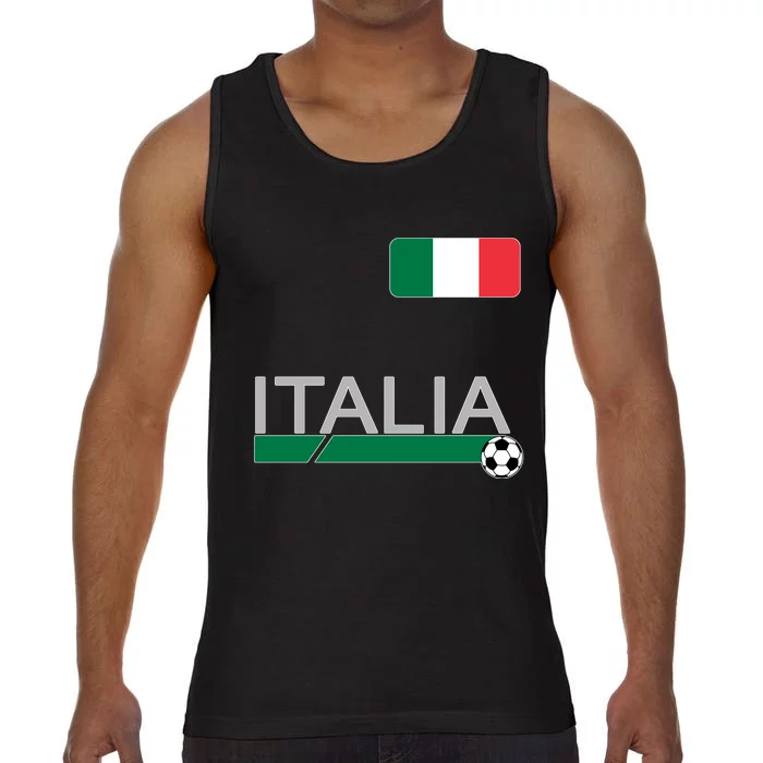 Italia Azzurri Supporter Italian Soccer Team Comfort Colors® Tank Top