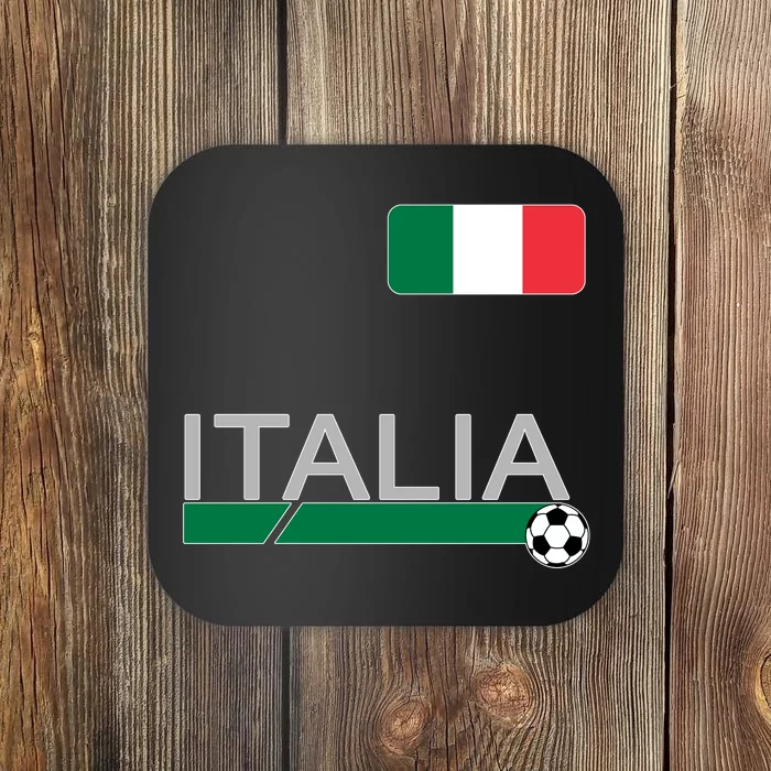 Italia Azzurri Supporter Italian Soccer Team Coaster