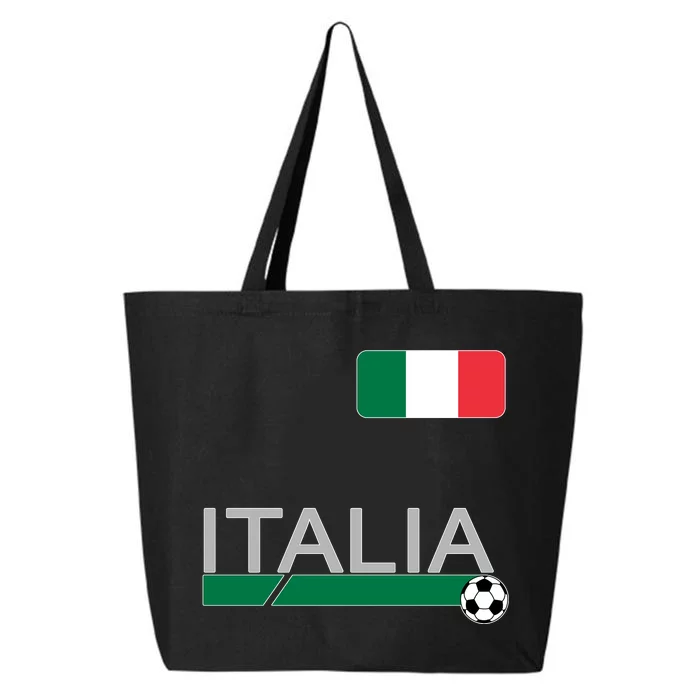 Italia Azzurri Supporter Italian Soccer Team 25L Jumbo Tote