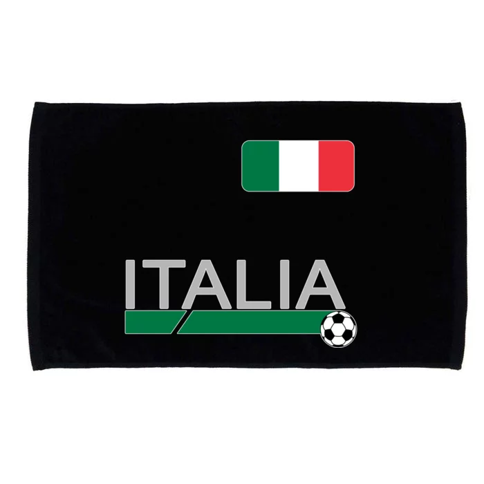 Italia Azzurri Supporter Italian Soccer Team Microfiber Hand Towel