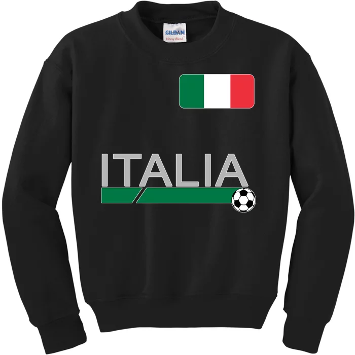 Italia Azzurri Supporter Italian Soccer Team Kids Sweatshirt