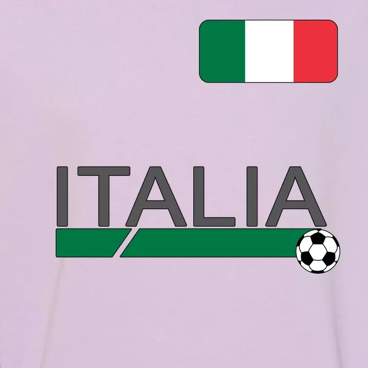 Italia Azzurri Supporter Italian Soccer Team Garment-Dyed Sweatshirt