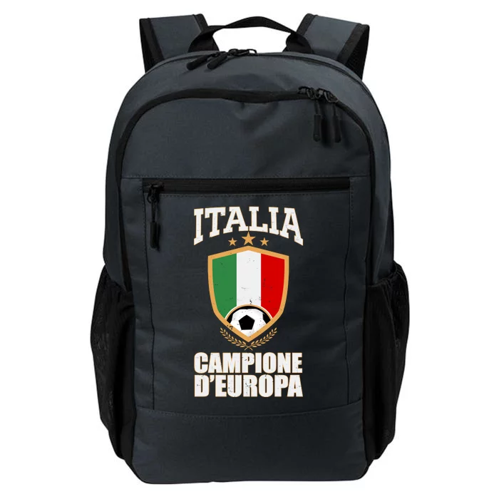 Italia Campione D'Europa Soccer Flag Shield Logo Daily Commute Backpack